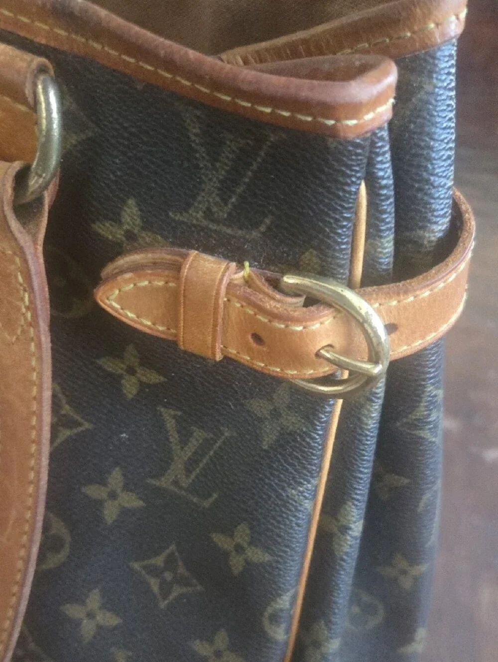 Louis Vuitton Monogram Canvas Tote in Brown and Tan